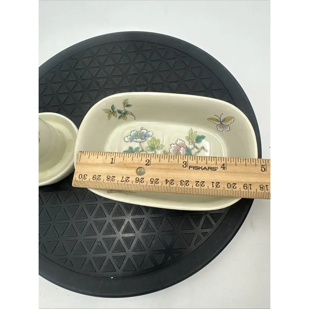 Vintage Cho-Cho San Francisco Takahashi Soap Dish & Tooth Brush Holder EUC Set